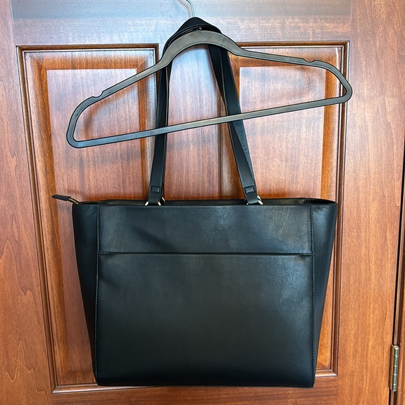 Karl Lagerfeld Sandra black leather tote BNWT - Picture 7 of 10